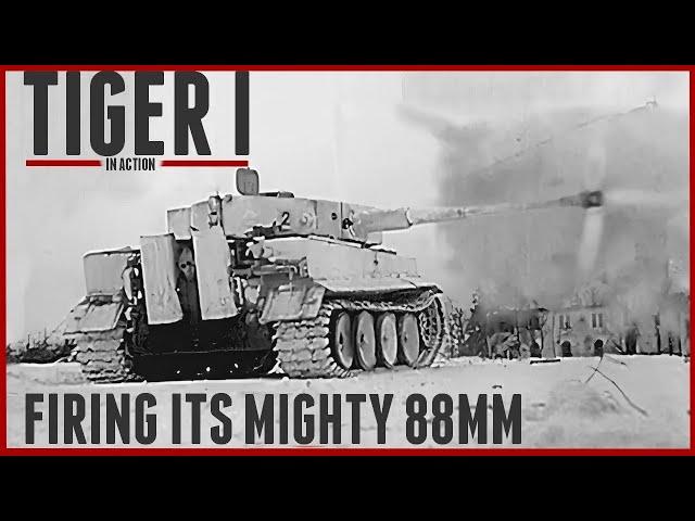 4Min of the Tiger I Firing its Mighty 88MM. Original Sound.