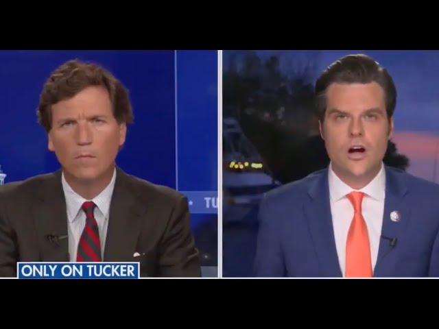 Matt Gaetz has EXPLOSIVE interview with Tucker Carlson over bombshell allegations