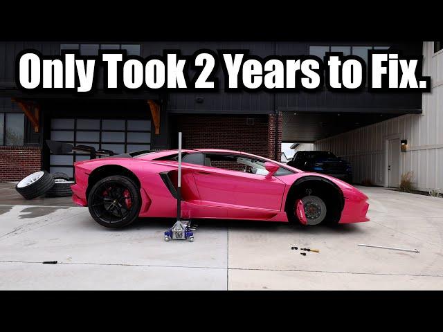 Fixing my Broken Lamborghini Aventador.