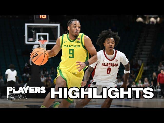 Oregon vs. Alabama: 2024 Players Era Festival men's basketball highlights