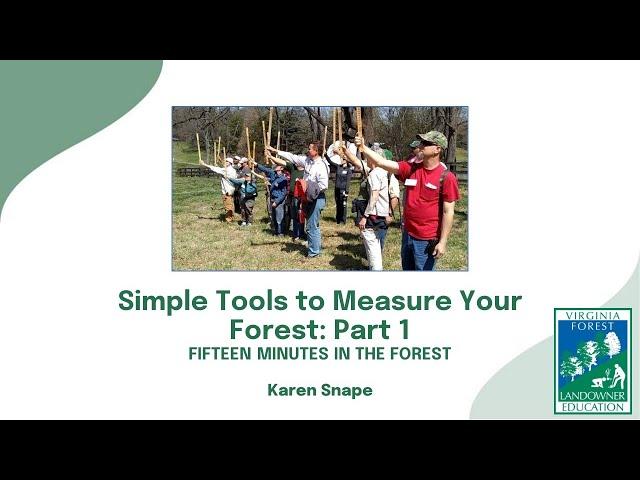 Fifteen Minutes in the Forest: Forestry Tools Part 1