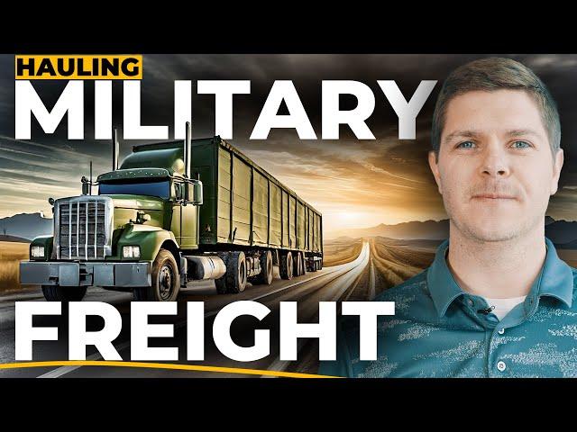 Why Hauling Military Freight Pays More