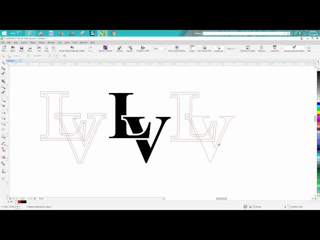 Corel Draw Tips & Tricks Contour Tool for a text logo