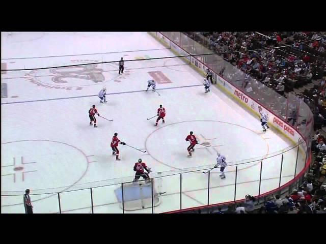 Leafs @ Senators - John Michael Liles Scores - 110927