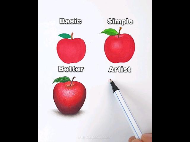 Apple Drawing #shorts #drawing #art