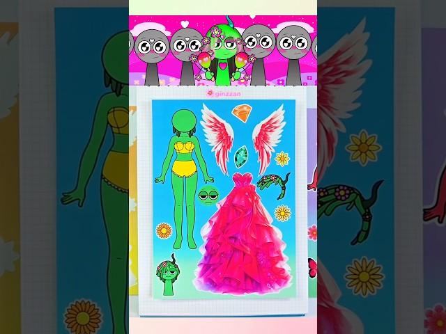 Sprunki Wedding Dress up Vineria Sticker Book 