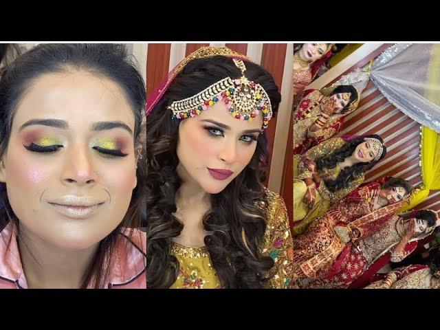 kashaf ka dholky event makeup