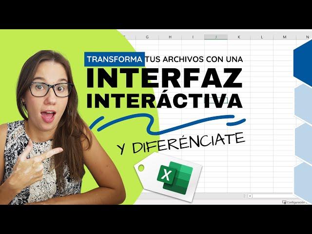  Transforma tu Excel en una INTERFAZ INTERACTIVA (sin macros)
