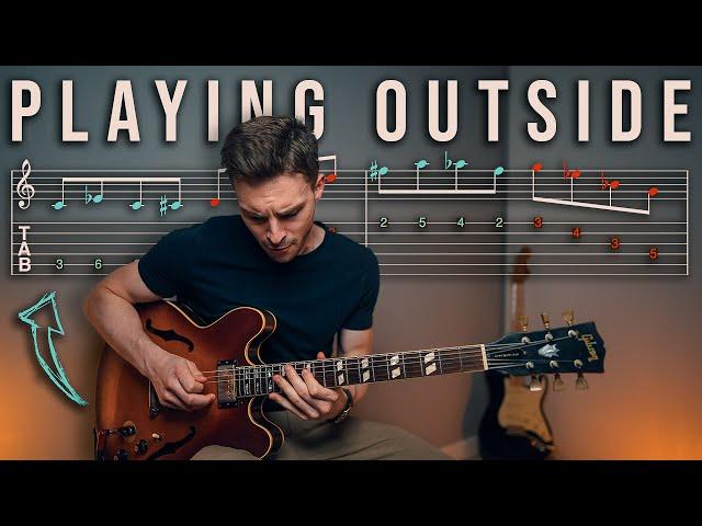 Create "OUTSIDE" Tension using Triads | Guitar Lesson