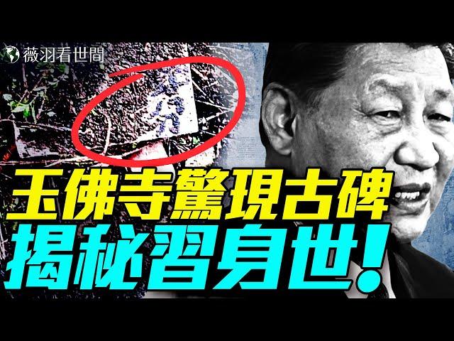 習家軍頭被滅口？外灘驚現詭異童謠！明清古碑出土揭秘習身世！紅朝末日倒計時！｜薇羽看世間 20250519