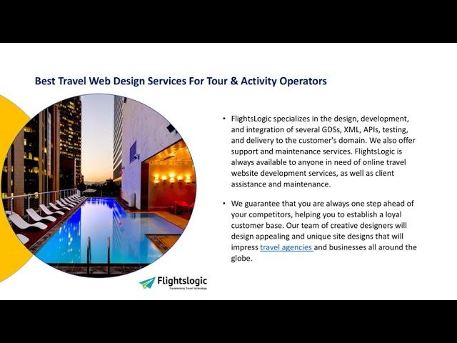 Travel Web Design    Flightslogic