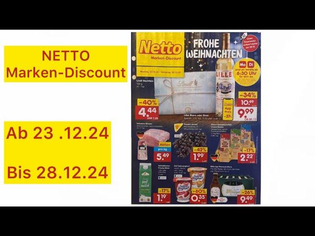 NETTO Marken-Discount Angebote Werbung Gültig von 23.12.24​⁠@Werbungde