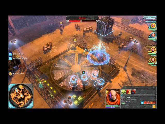 Warhammer 40k DoW2 - Eldar Warlock boss battle co-op