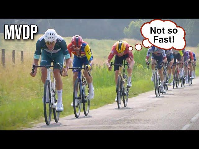 Mathieu van der Poel BULLIED in Hot Breakaway Fight | Criterium du Dauphiné 2025 Stage 3