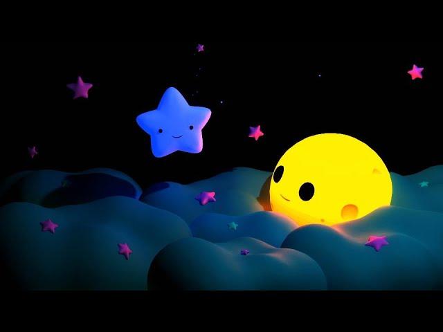 Lullaby For Babies  Moon and Sleepy Star . Calming Bedtime Video