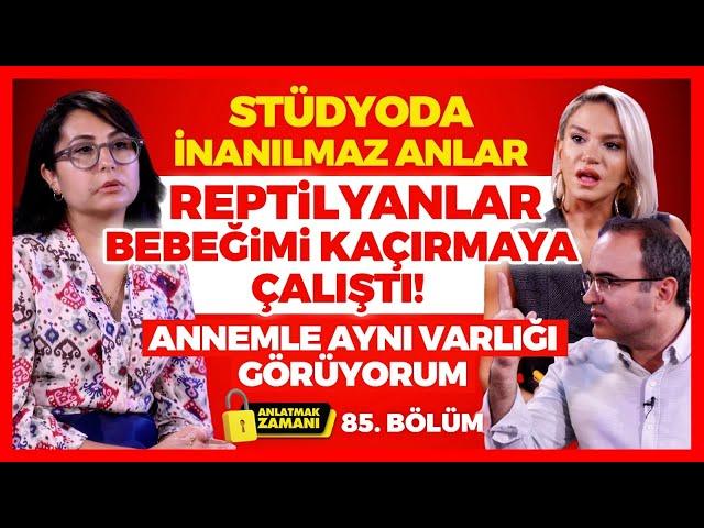 STÜDYODA İNANILMAZ ANLAR! Reptilyanlar Bebeğimi Kaçırmaya Çalıştı! Annemle Aynı Varlığı Görüyorum!