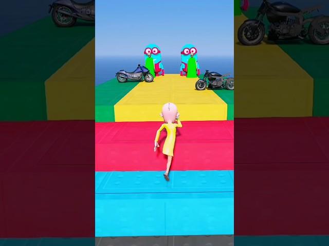 patlu regdolls green Granny and blue minions #gta5