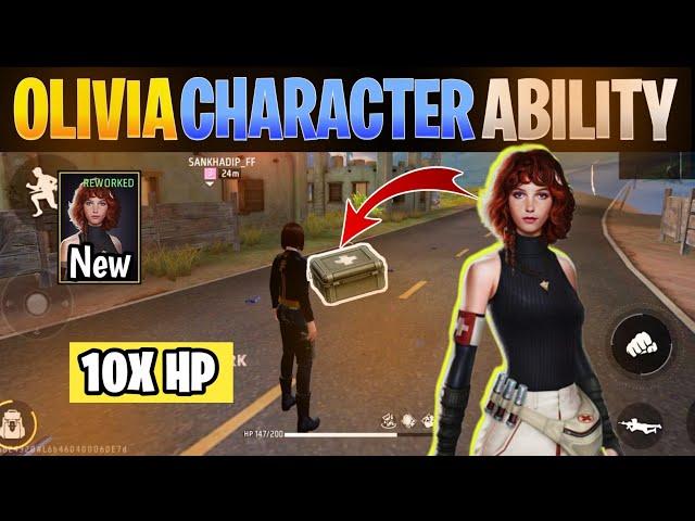 Olivia character ability | Free Fire Olivia character ability - Olivia Ability