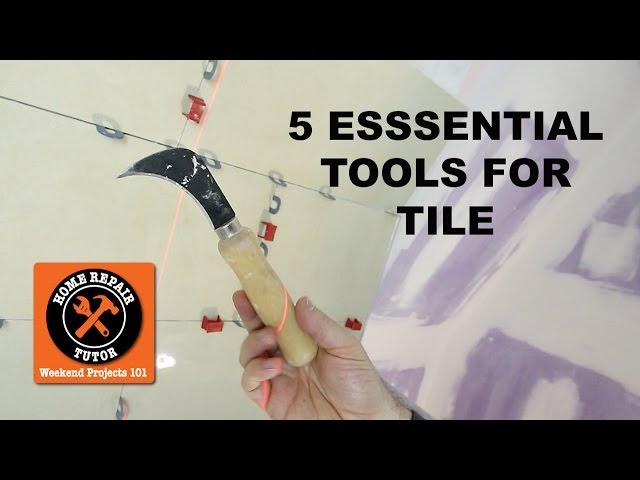 5 Essential Tools for Tiling (Quick Tips) -- by Home Repair Tutor