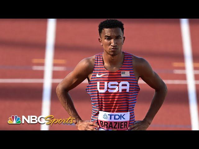 Donavan Brazier, defending 800m world champion hampered by injuries, out in heats | NBC Sports