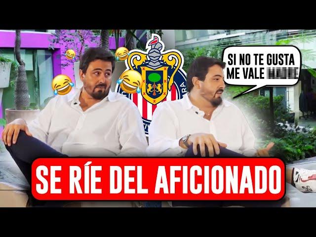 AMAURY VERGARA SE BURLA DEL AFICIONADO Y LE VALE M@DRE SU OPINIÓN SOBRE REFUERZOS PARA CHIVAS