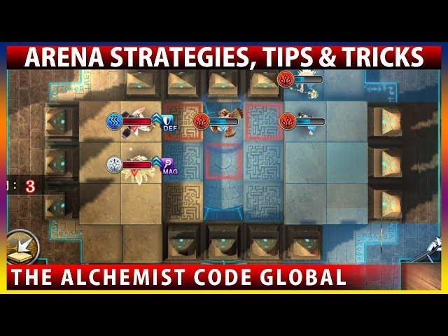 Arena Strategies, Tips & Tricks (The Alchemist Code Global)