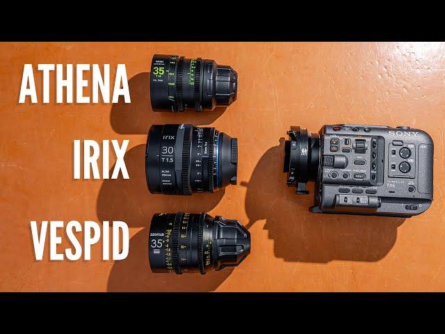 DZOFilm Vespid vs NiSi Athena vs Irix Cine Lenses - Which is Best?