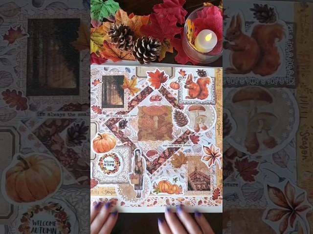 asmr scrapbook autumn  #scrapbook #scrapbooking #asmr #asmrsounds #journal #journalwithme #autumn