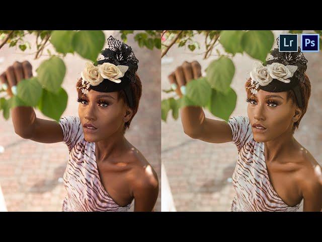 Colorgrading Dark Skin in Lightroom | How I retouched this Image