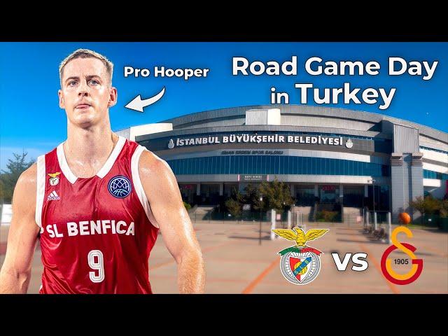 Pro Basketball Away Game Vlog In Istanbul Turkey // Travel Gameday And Basketball Film Breakdown