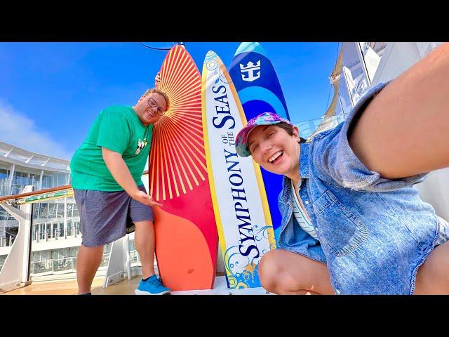 A Very Childish Day Onboard Symphony of the Seas! Exploring Ship Activities & Hiro AquaShow!