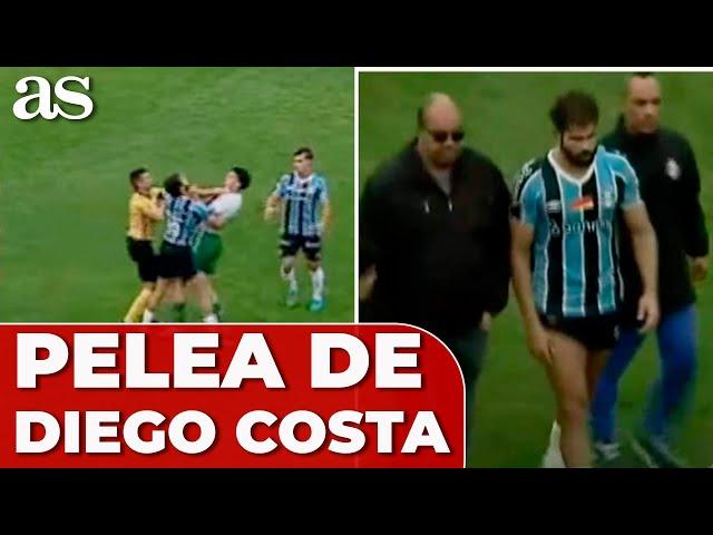 DIEGO COSTA pierde los papeles y se pelea con un JUVENIL y es EXPULSADO