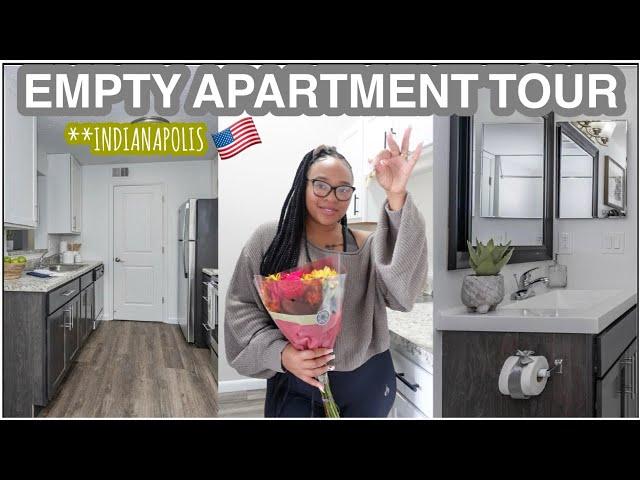 EMPTY APARTMENT TOUR 2023 | INTERNATIONAL STUDENT | F1 VISA | I MOVED TO A NEW COUNTRY| INDIANA.