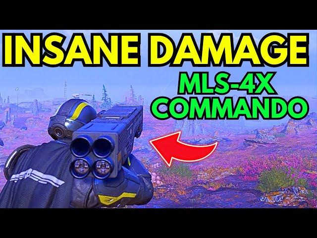 The MLS-4X COMMANDO: Testing the only LASER GUIDED MISSILE LAUNCHER in Helldivers 2 (INSANE DAMAGE)