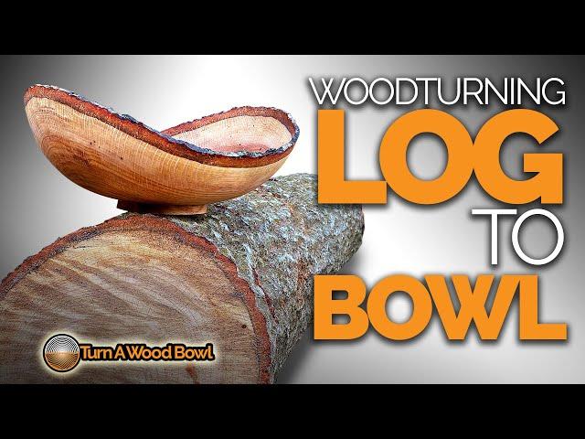 Log to Bowl — Woodturning Video