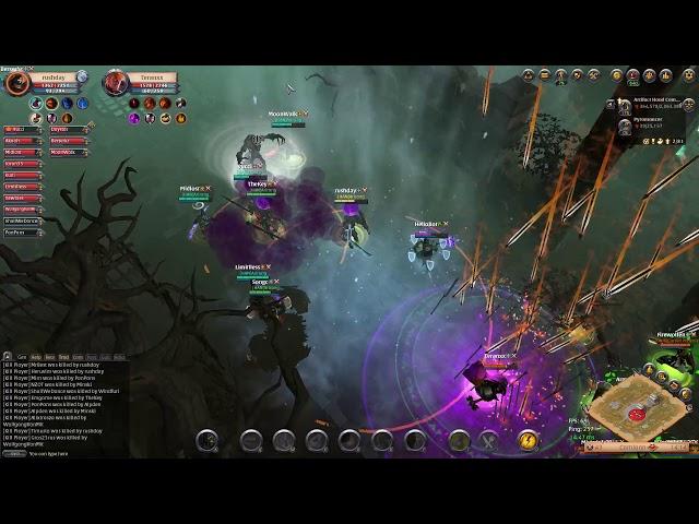 Albion Online z v z in camlann 20180927 (아리랑 길드 캄란 저그전 20+ vs 20+)