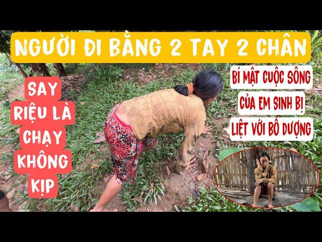 SỐC ! CUỘC SỐNG CƠ CỰC CỦA EM SINH BỊ LIỆT ĐI BẰNG 2 TAY 2 CHÂN VỚI CHA DƯỢNG . PHENG PHENG VLOG