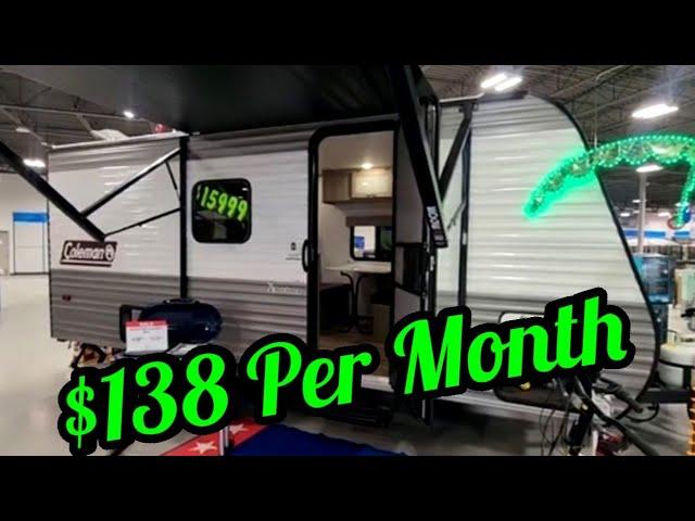 CHEAPEST Travel Trailer FOR SALE $138 Per Month or $15,999 | 2023 COLEMAN COLEMAN LANTERN LT 17B