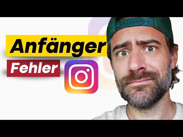 Anfängerfehler auf Instagram die du vermeiden solltest