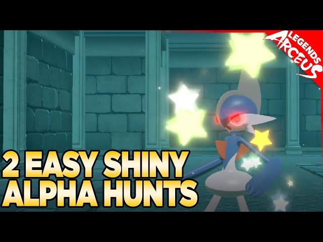 2 Easy Shiny Alpha Pokemon Hunts - Legends Arceus