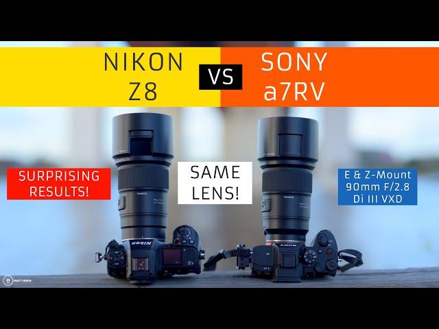 Big Surprise | Nikon Z8 vs Sony a7RV | Same Tamron 90mm f/2.8 - Not What I Expected ! | Matt Irwin