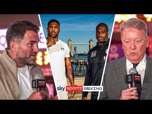 “Neither fighter has looked better”  | Hearn and Warren build up to Joshua v Dubois