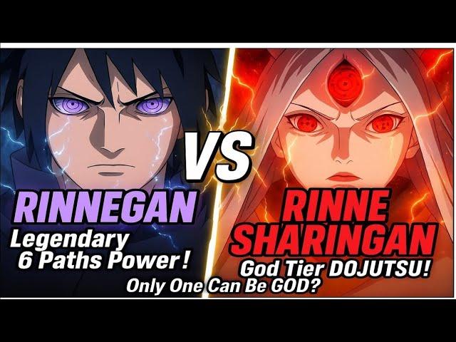 Rinnegan vs Rinne Sharingan EXPLAINED! | Naruto’s Most Powerful Eyes Compared |