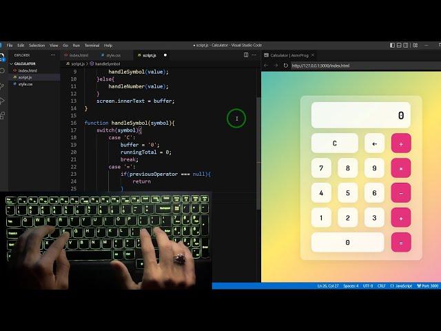 ASMR Programming - Calculator App Coding - No Talking