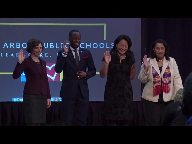 AAPS Board of Education Oath of Office and Introduction of New Board of Education Trustees