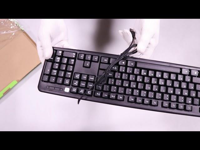 Unboxing Techly Keyboard USB 104 keys, US, black hands on review