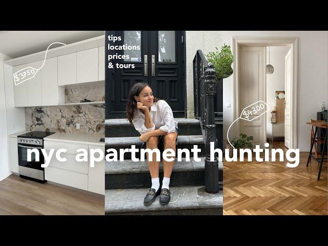 NYC APARTMENT HUNTING | 10 apt tours w/ prices & tips!