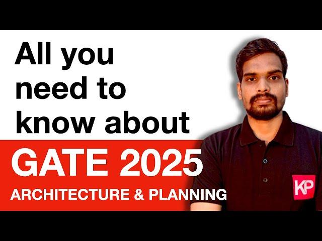 Ace the GATE Architecture Exam: The Comprehensive GATE Architecture Guide | KP Classes