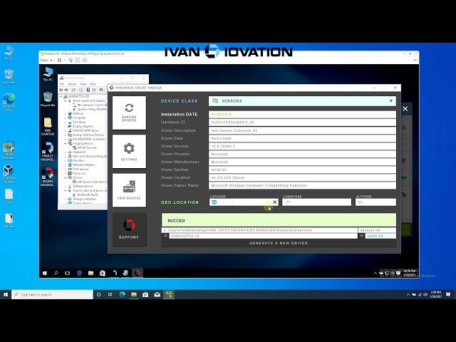 Manage Ivanovation Drivers Manager application