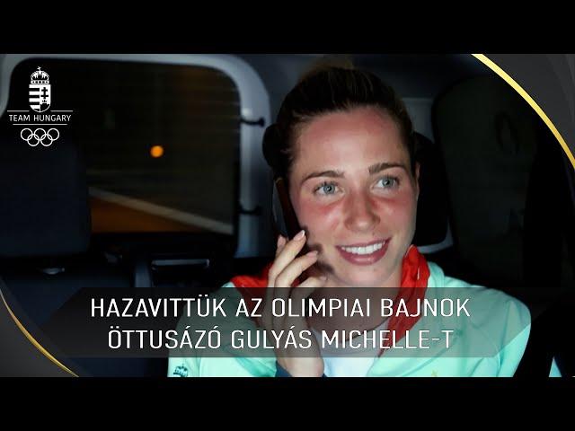 „Ne sírj, anya!" – Hazavittük a faluba az olimpiai bajnok Gulyás Michelle-t